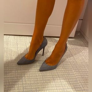 Stuart Weitzman grey suede pumps size 11